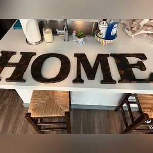 Pottery Barn Home letters-metal